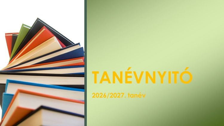 Tanévnyitó 2026/2027.