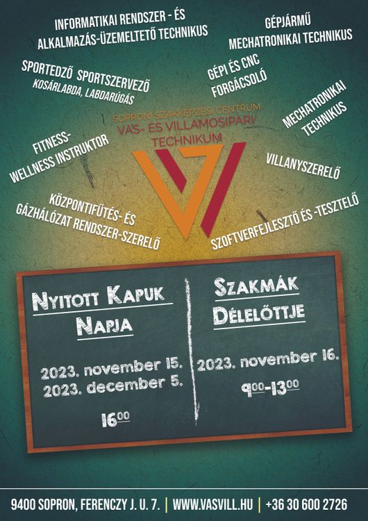 PÁLYAVÁLASZTÁSI RENDEZVÉNYEINK