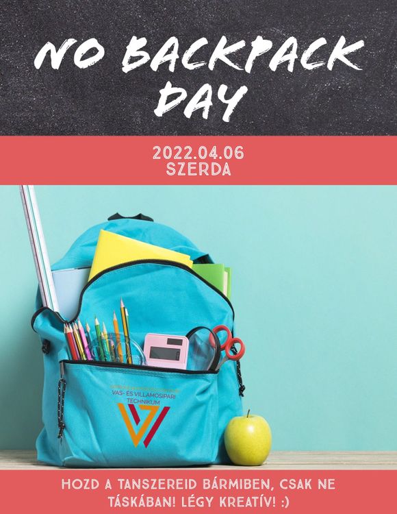 No backpack day 2022 04 06