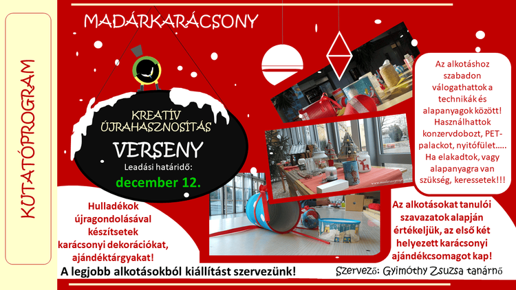 Kreatív újrahasznosítási verseny 2025