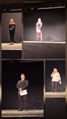 Versmondó verseny és a színjátszókör bemutatkozása