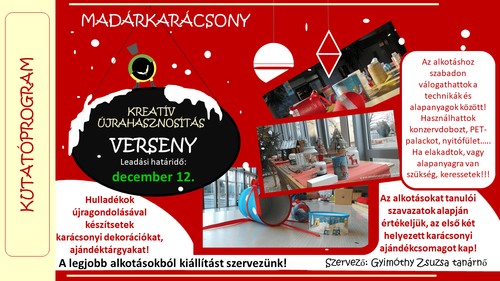 Kreatív újrahasznosítási verseny 2025