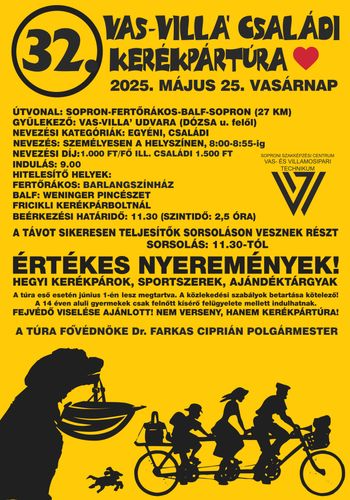 Vas-Villa' családi kerékpártúra 2025